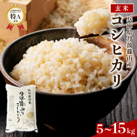 ≪特別栽培米≫ 令和7産こしひかり　玄米5kg~15㎏