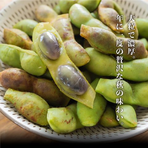 【仲摘み10/15~23出荷】秋の味覚セット（丹波篠山の黒枝豆1㎏とR8年産新米3kgのセット）
